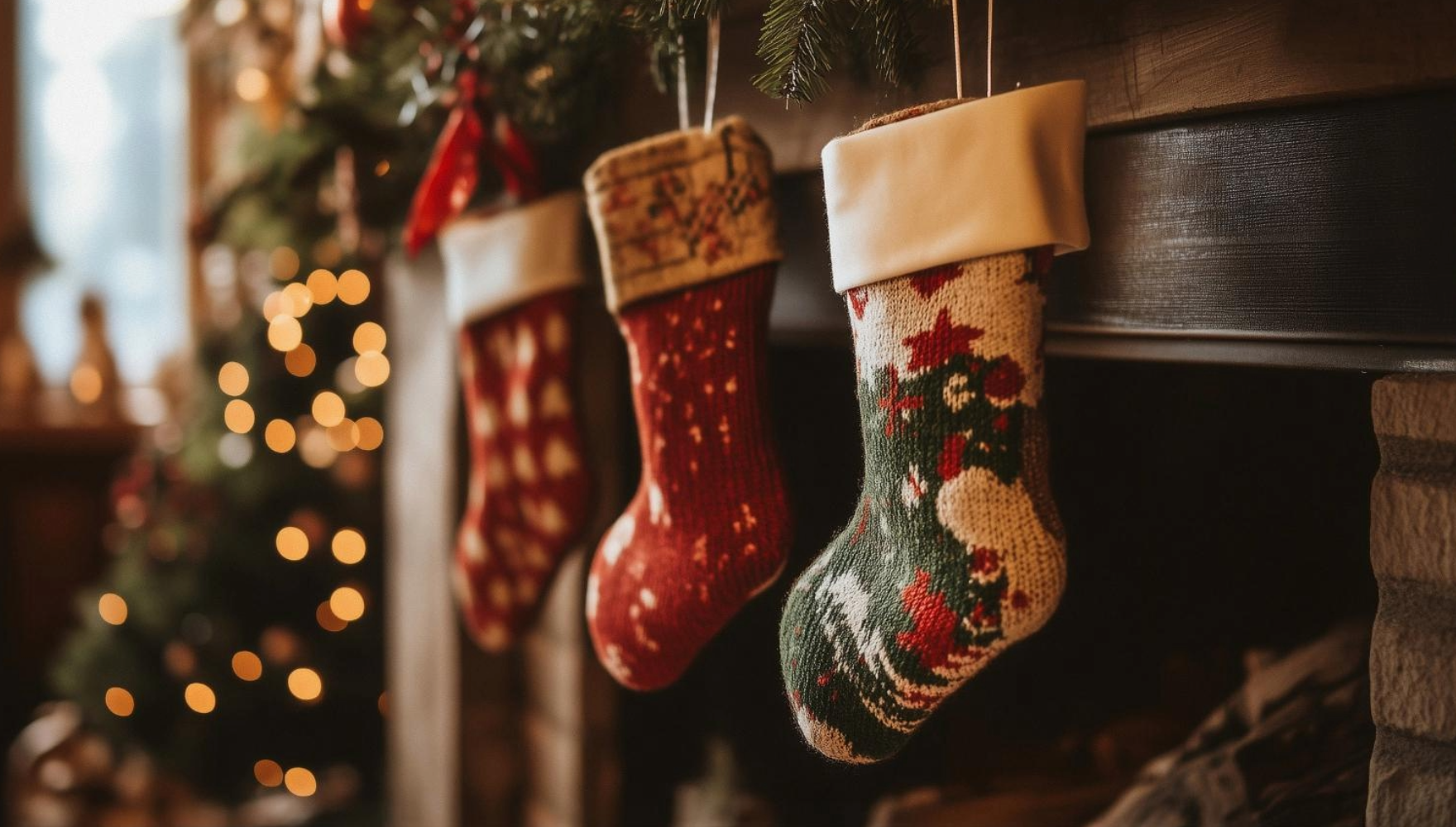 Stockings on mantle